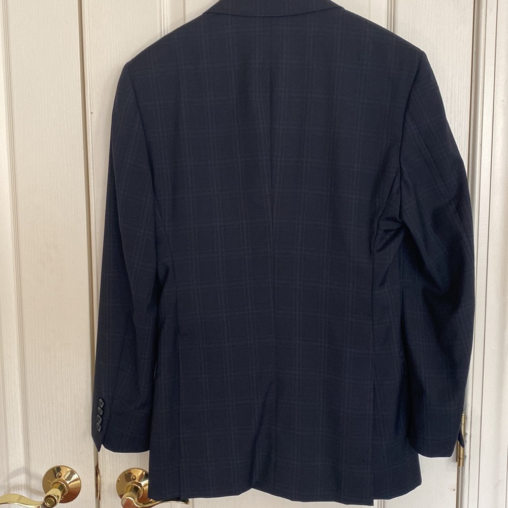 Zanetti Blue Window Pane Suit - Picture 5 of 16